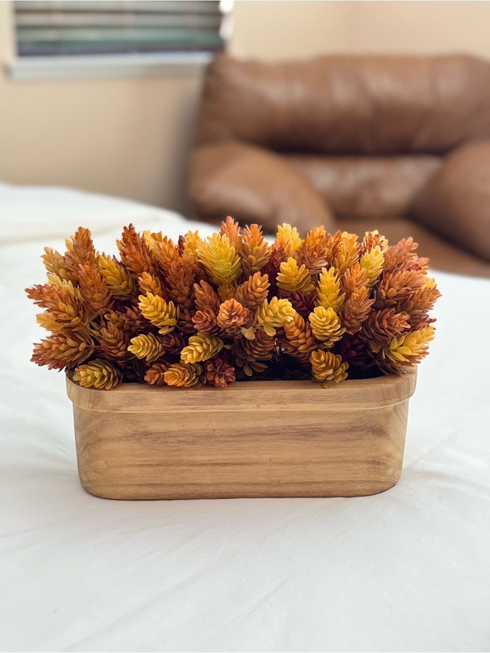 Threshold Autumnal Faux Succulent Planter